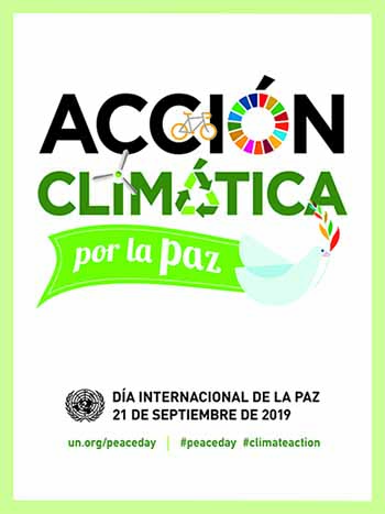 Acción climática por el Día Internacional de la Paz